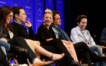 'The Big Bang Theory' stars Mayim Bialik, Jim Parsons, Kaley Cuoco, Johnny Galecki and Simon Helberg attend The Paley Center For Media's 33rd Annual PALEYFEST Los Angeles. 