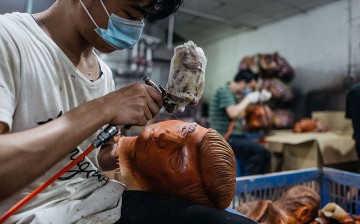 Chinese Factory Produces Donald Trump Masks