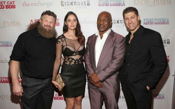 Roy Nelson, Sara Malakul Lane, Mike Tyson and Alain Moussi make an appearance at AFM 2016 to promote the film 