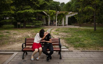 Beijing park life offers a respite from urban growth.