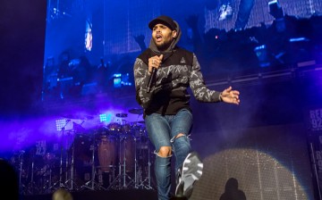 Chris Brown performing at Real 92.3's 'The Real Show' last Nov. 5, 2016.