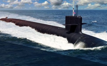 Columbia-class submarine (artist's concept).                         