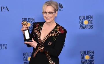 Meryl Streep poses in the press room during the 74th Annual Golden Globe Awards at The Beverly Hilton Hotel on Jan. 8, 2017 in Beverly Hills, California. 