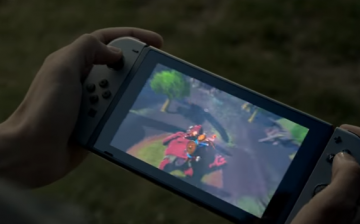 The Nintendo Switch can be played while on the go.