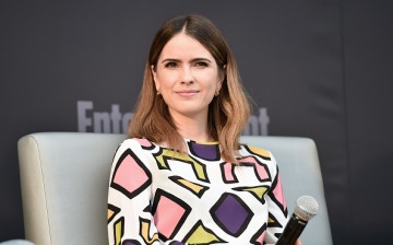 Shelley Hennig speaks onstage during the 'Teen Wolf' panel at Entertainment Weekly's PopFest at The Reef on October 30, 2016 in Los Angeles, California.