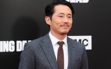 Actor Steven Yeun attends the live, 90-minute special edition of 'Talking Dead' at Hollywood Forever on October 23, 2016 in Hollywood, California.