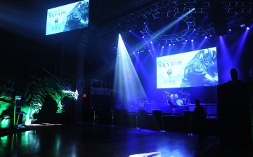 General view of atmosphere at the official launch party for the most anticipated video game of the year, The Elder Scrolls V: Skyrim, at the Belasco Theatre on Nov. 8, 2011 in Los Angeles, California.