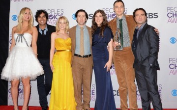 'The Big Bang Theory' stars Kaley Cuoco, Kunal Nayyar, Melissa Rauch, Simon Helberg, Mayim Bialik, Jim Parsons, and Johnny Galecki attend the 39th Annual People's Choice Awards.