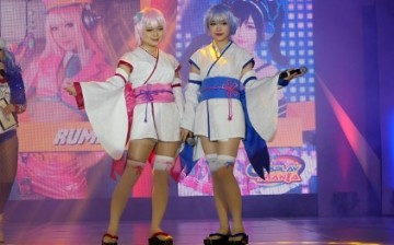  A meet and greet with Romi and Tomia, famous Korean cosplayers during Cosplay showdown in SMX convention center, Philippines.