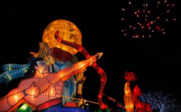 The annual Lantern Festival which usually runs a whole month has been featuring Zigong lanterns of different colors, shapes and sizes. 