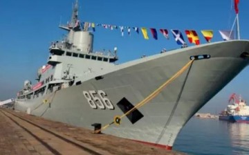 The new Chinese spy ship, CNS Kaiyangxing (856),            
