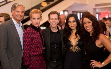 Sheraton Kalouria, President and Chief Marketing Officer at Sony Pictures Television, Actress Piper Perabo, Executive Producer/Showrunner Josh Berman, Actress Sepideh Moafi and Channing Dungey, President of ABC Entertainment Group attend the Premiere Of A