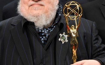 Author George R. R. Martin, winner of Best Drama Series for 'Game of Thrones', poses in the press room during the 68th Annual Primetime Emmy Awards at Microsoft Theater on September 18, 2016 in Los Angeles, California.