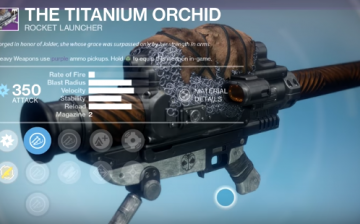 The Titanium Orchid is one of the weapons included in 