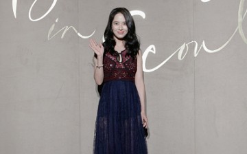 Song Ji Hyo attends the Burberry Seoul Flagship Store Opening Event on October 15, 2015 in Seoul, South Korea.