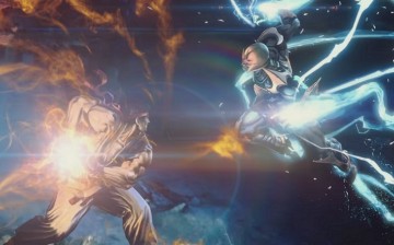 Ryu battling Nova in 'Ultimate Marvel vs Capcom 3.'