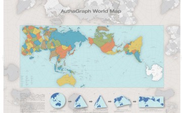 The AuthaGraph World Map.              