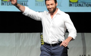 Actor Hugh Jackman speaks at the 20th Century Fox 'X-Men: Days of Future Past' panel during Comic-Con International 2013 at San Diego Convention Center on July 20, 2013.