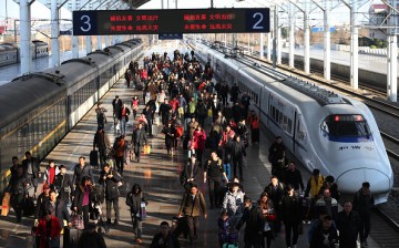 Statistics show that up to 356 million trips are expected to be made via rail this Chinese Lunar New Year.
