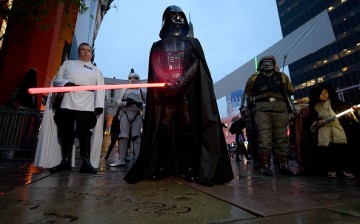 Performers are seen at the Opening Night Celebrations of Walt Disney Pictures and Lucasfilm's 'Rogue One: A Star Wars Story' at The TCL Chinese Theatre on December 15, 2016 in Hollywood, California. 