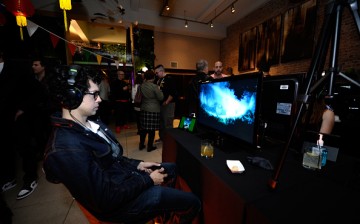 Geoffrey Arend get hands on with Sunset Overdrive and the hottest games on Xbox One on October 27, 2014 in New York City.