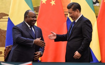 Chinese President Xi Jinping meets Gabon's President Ali Bongo Ondimba