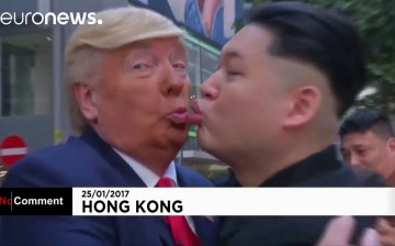 Trump-Kim Jong-un Kiss