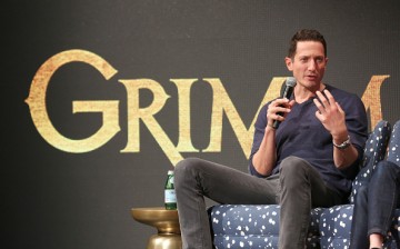 Sasha Roiz speaks at the 'Grimm' event during aTVfest 2016 presented by SCAD on February 7, 2016 in Atlanta, Georgia.