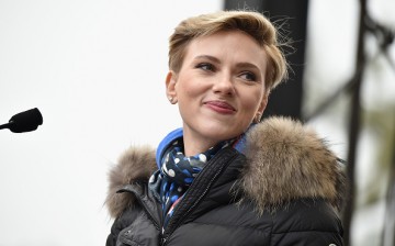 Scarlett Johansson attends the Women's March on Washington on January 21, 2017 in Washington, DC. 
