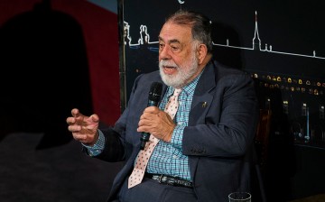 Francis Ford Coppola participates in a Q&A session at the Stockholm Film Festival on Nov. 10, 2016 in Stockholm, Sweden.