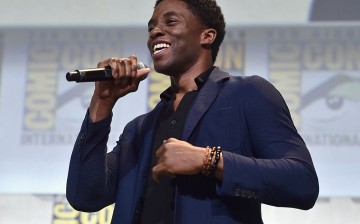 Actor Chadwick Boseman attends the San Diego Comic-Con International 2016 Marvel Panel in Hall H on July 23, 2016.