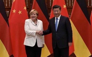 German Chancellor Angela Merkel is hoping for improved ties between China and Germany.