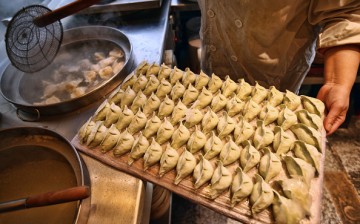 A chef prepares dumplings in a restaurant in China Town on Feb. 18, 2015 in London, England. 