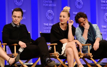 Jim Parsons, Kaley Cuoco, and Johnny Galecki attend The Paley Center For Media's 33rd Annual PALEYFEST Los Angeles 'The Big Bang Theory' held on March 16, 2016.
