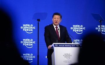 Chinese President Xi Jinping at the World Economic Forum in Davos, Jan. 17, 2017.
