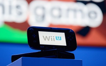 The Wii U is displayed during a press conference at the Electronic Entertainment Expo at the Galen Center on June 5, 2012 in Los Angeles, California.