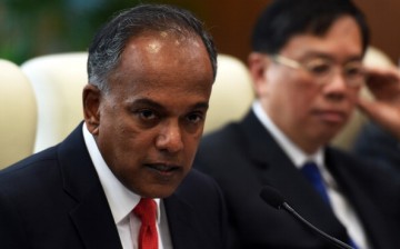 Chinese Foreign Minister Wang Yi Meets With Singapore's Foreign Minister K. Shanmugam