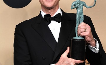 Actor Matthew Modine posed in the press room during The 23rd Annual Screen Actors Guild Awards at The Shrine Auditorium on Jan. 29 in Los Angeles, California. 