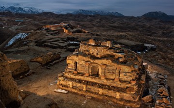 Located 25 miles outside Kabul, Afghanistan, the site the Chinese mining companies have zoned is the location of an ancient Buddhist walled city called Mes Aynak.