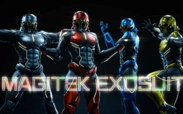The anticipated exosuits for Final Fantasy XV are displayed to showcase the latest visual improvements of the highly anticipated DLC. 