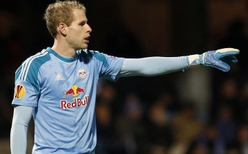 RB Leipzig goalkeeper Peter Gulacsi.