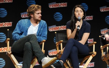 'Game of Thrones' alums Finn Jones and Jessica Henwick are onstage as Netflix presents Marvel's Iron Fist at New York Comic-Con 2016.