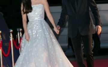 South Korean actors Song Hye-Kyo and Song Joong-Ki attend the 52th Paeksang Arts Awards on June 3, 2016 in Seoul, South Korea.