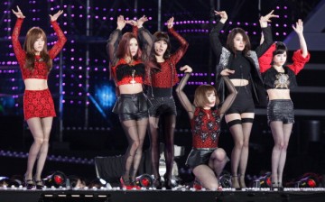 South Korean pop group T-ara perform on stage during the 20th Dream Concert on June 7, 2014 in Seoul, South Korea.