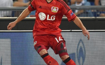 Bayer Leverkusen forward Admir Mehmedi.