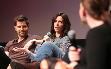 David Giuntoli and Bitsie Tulloch speak at the 'Grimm' event during the TVfest 2016 presented by SCAD on February 7, 2016 in Atlanta, Georgia. 