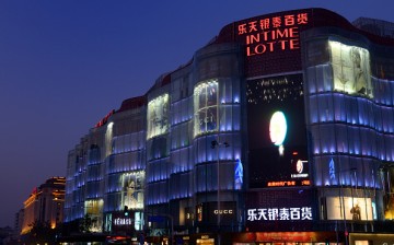 A Lotte department store in Beijing.