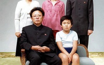 North Korean Leader Kim Jong Il, bottom left, poses with his first-born son Kim Jong Nam, bottom right, in this 1981 family photo in Pyongyang, North Korea.   