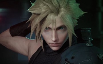 Cloud Strife of 'Final Fantasy' sheathed his sword as he prepares for an adventure. 