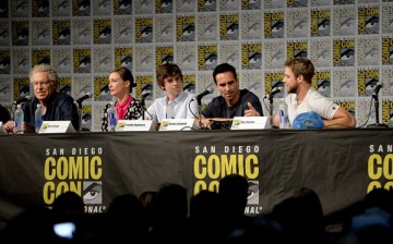 Carlton Cuse, Vera Farmiga, Freddie Highmore, Nestor Carbonell and Max Thieriot attend the 'Bates Motel' panel with A&E during Comic-Con International 2016 at San Diego Convention Center on July 22, 2016 in San Diego, California. 